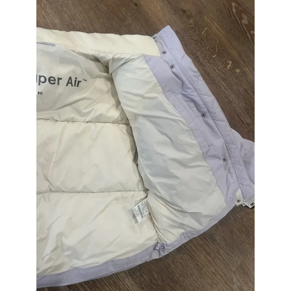 Kolon Sport Super Air Down Jacket Women’s Small 90 NWT Lavender Goose Down Coat - Picture 5 of 10